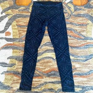 Victoria secret paisley leggings sz xs